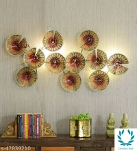 Alluring Metal Iron Led Wall Decor & Hanging - Free Size, Metal, Wall Decor, Pack of 1